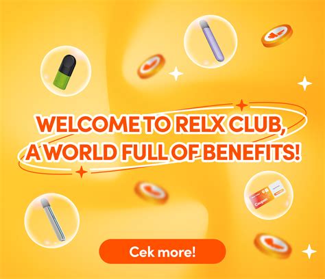 Join RELX Club to Get Exclusive Member Benefits.